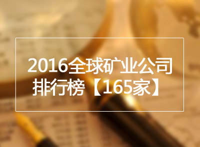 矿业界丨2016全球矿业公司排行榜公布 乐鱼官方网站-乐鱼leyu(中国)位列金属矿业第9位