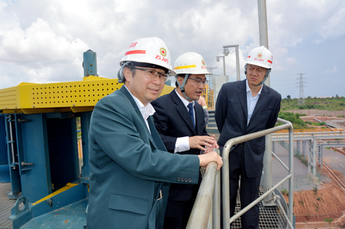 中非发展基金总裁石纪杨考察乐鱼官方网站-乐鱼leyu(中国)非洲项目