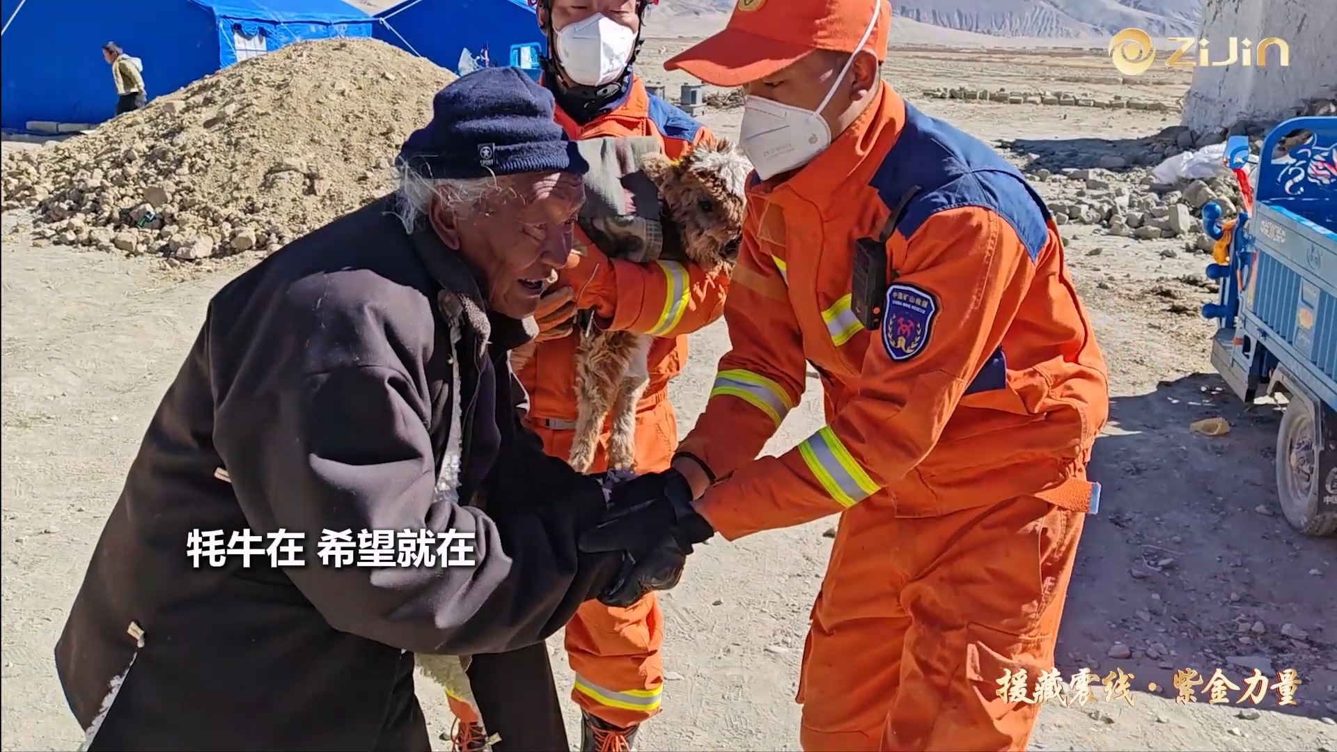 撤离前的惊喜：他们救出了“牛萌萌”